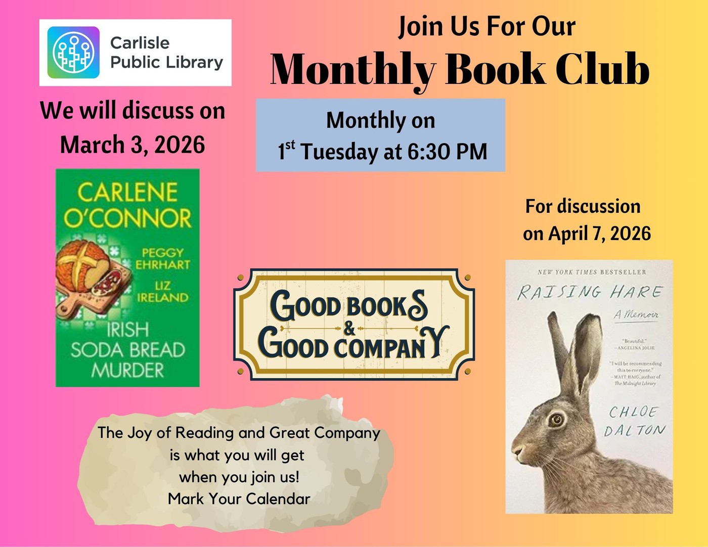Monthly book club