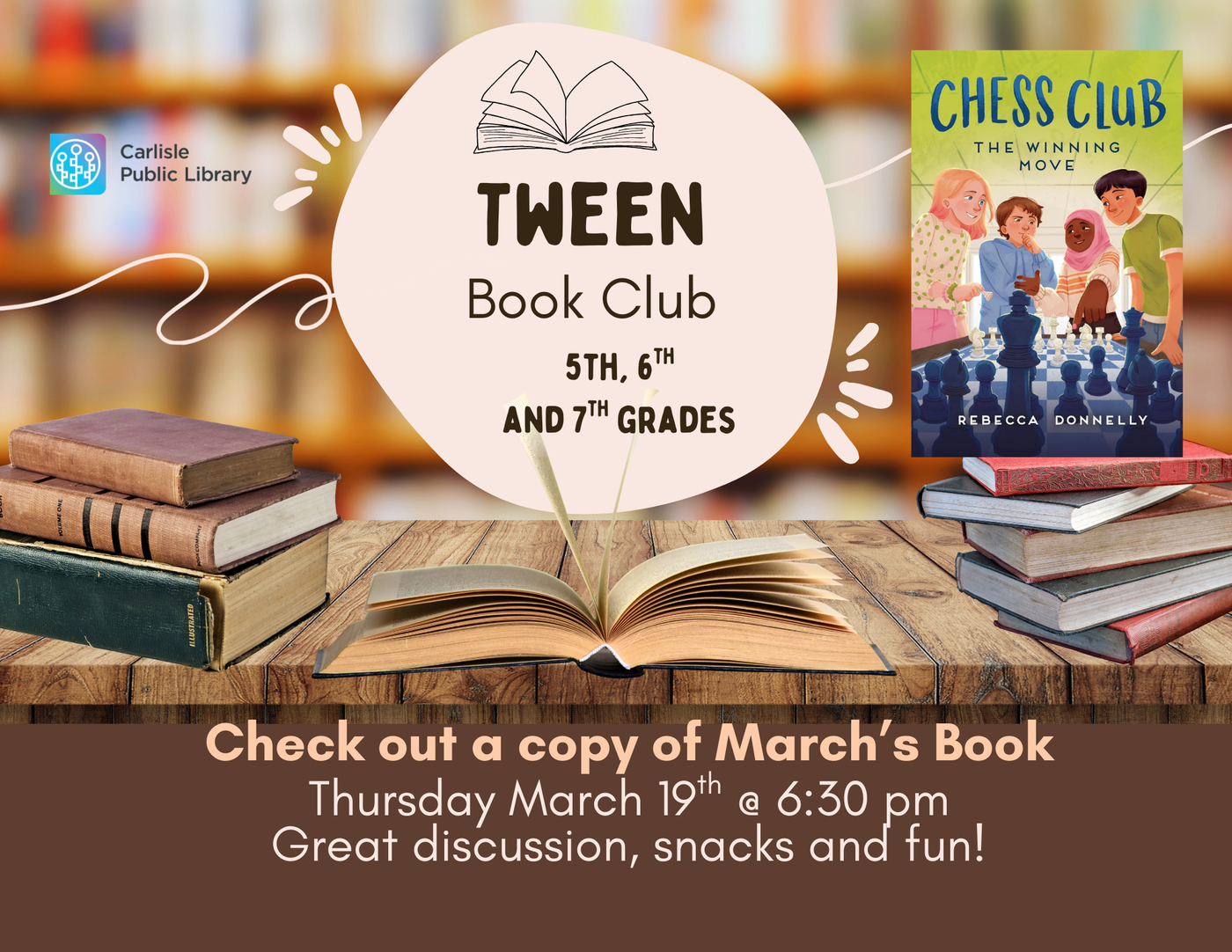 Tween Book club