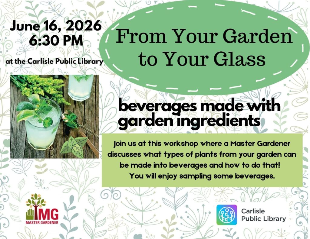 From Your Garden to Your Glass