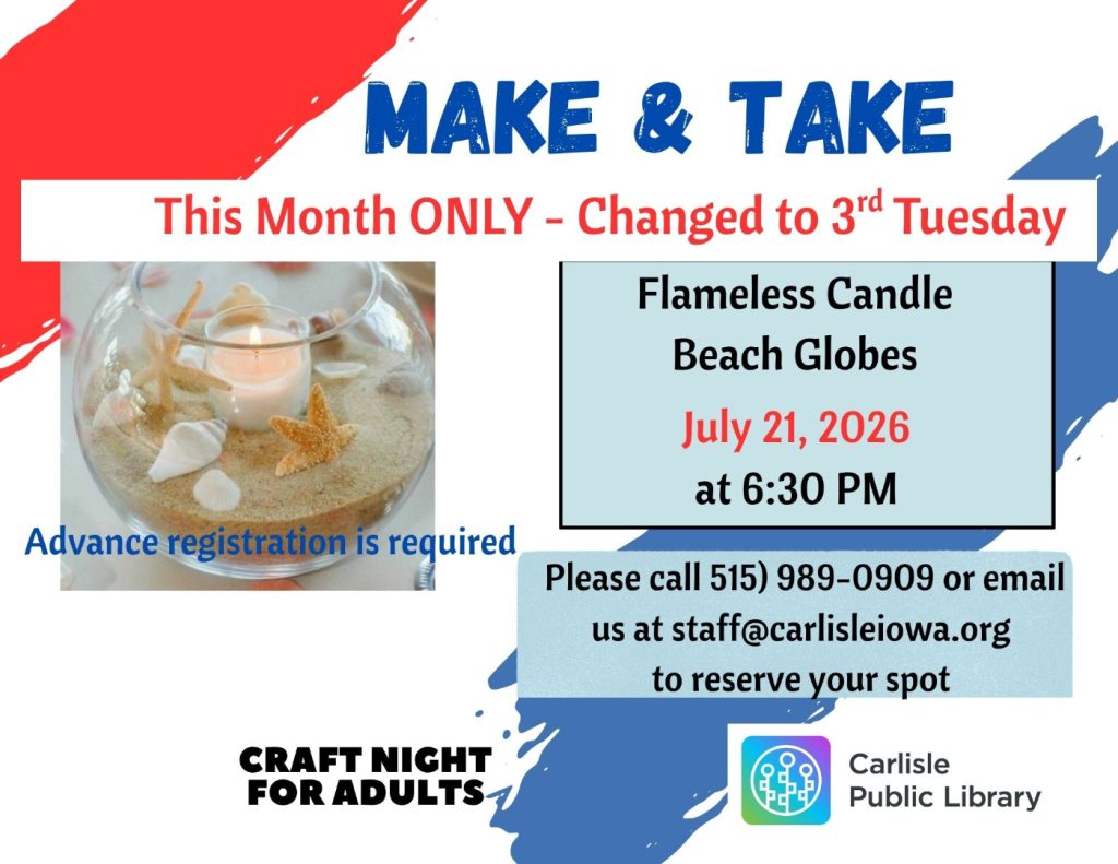 Make & Take - Flameless Candle Beach Globes