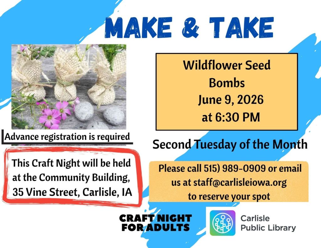 Make & Take - Wildflower Seed Bombs
